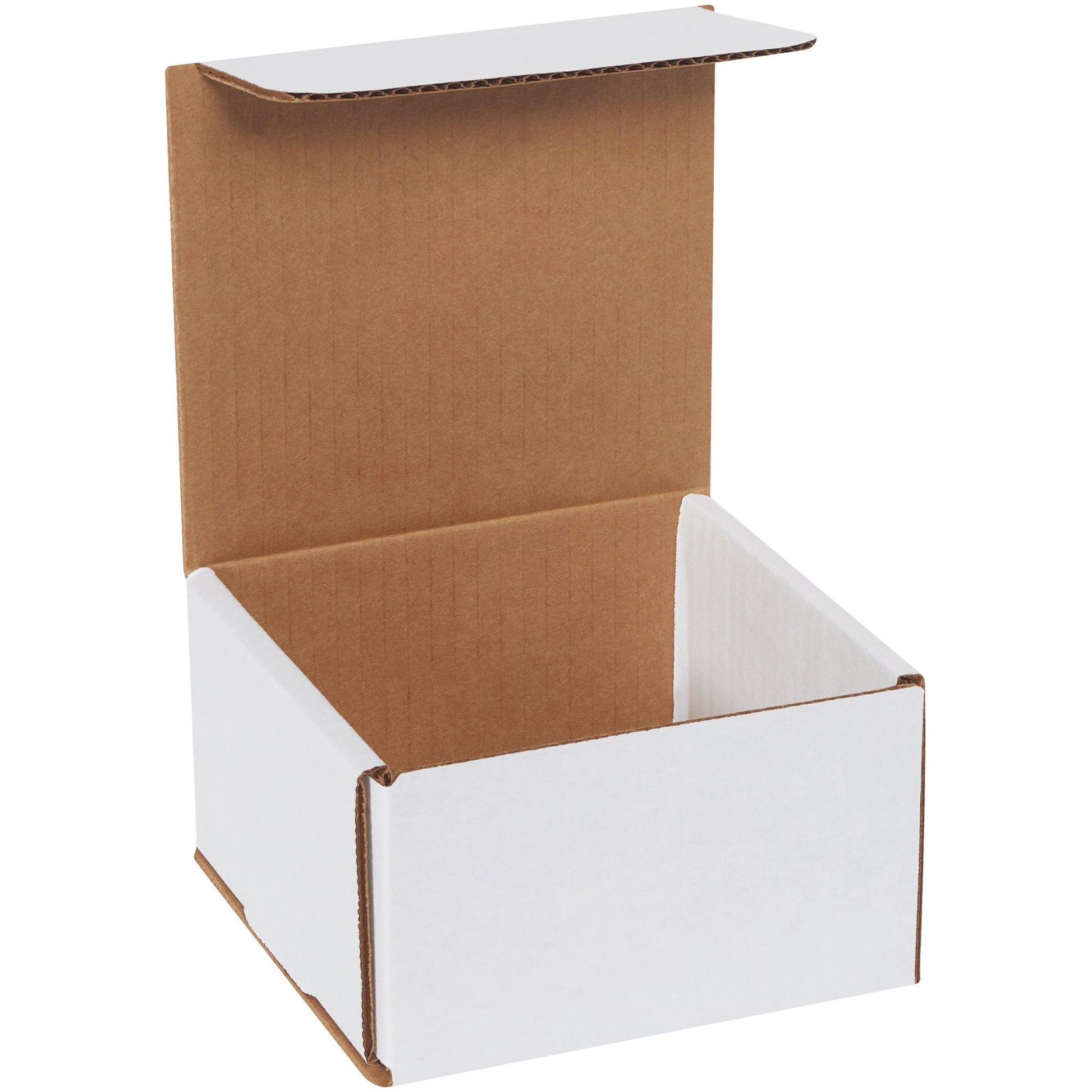 5 x 5 x 3" White Corrugated Mailers - M553