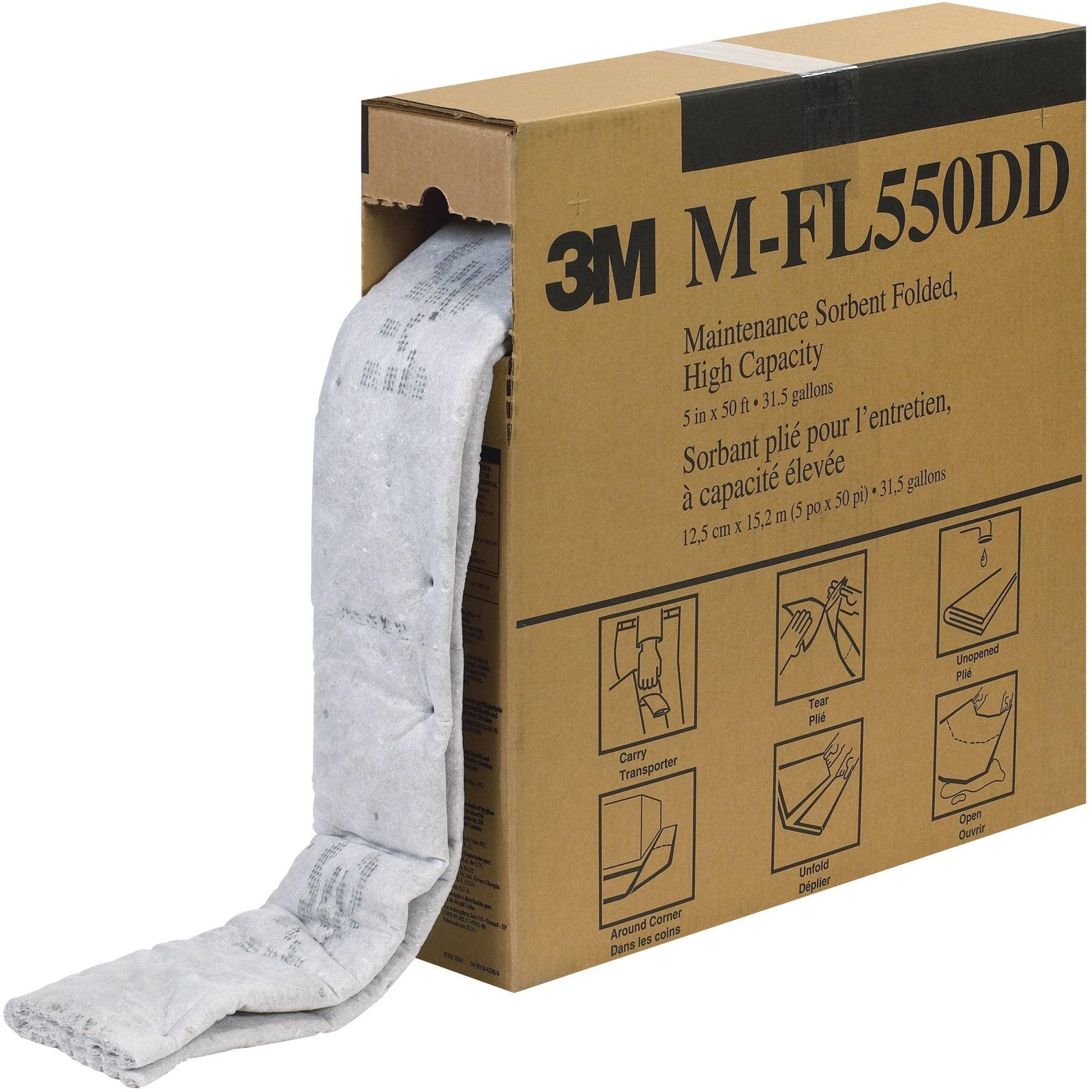 5" x 50' - 3M™ Maintenance Sorbent - MROS3M110