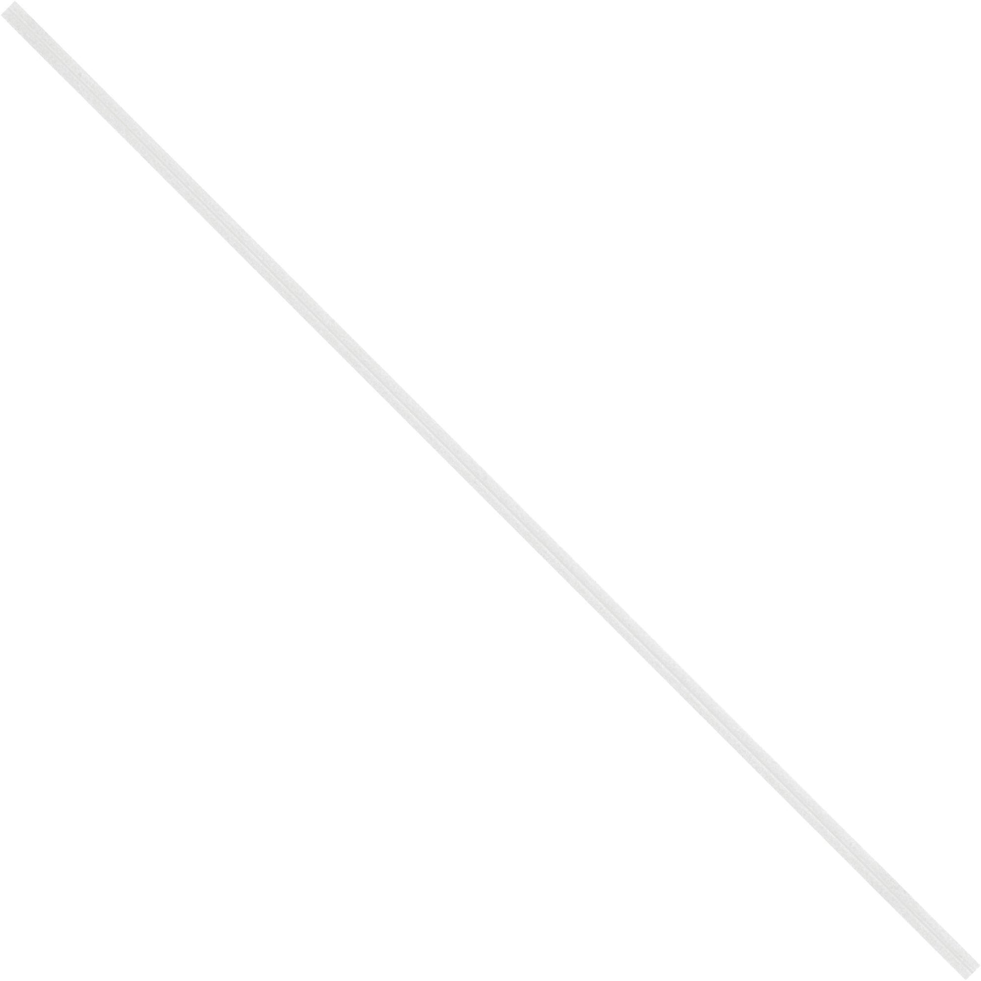 5 x 5/32" White Paper Twist Ties - PBT5W