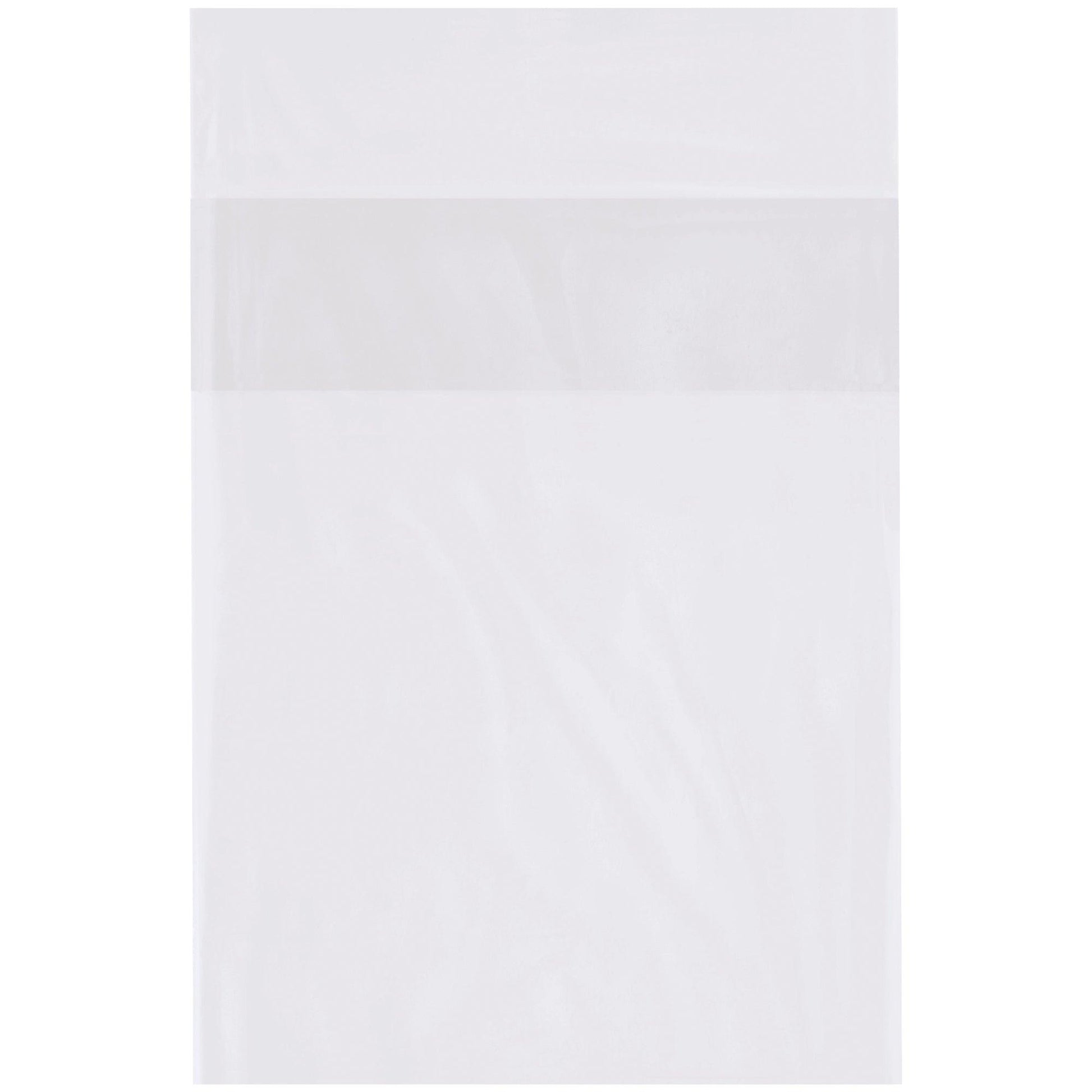 5 x 7" - 1 Mil Flap Lock Poly Bags - PBFL050701