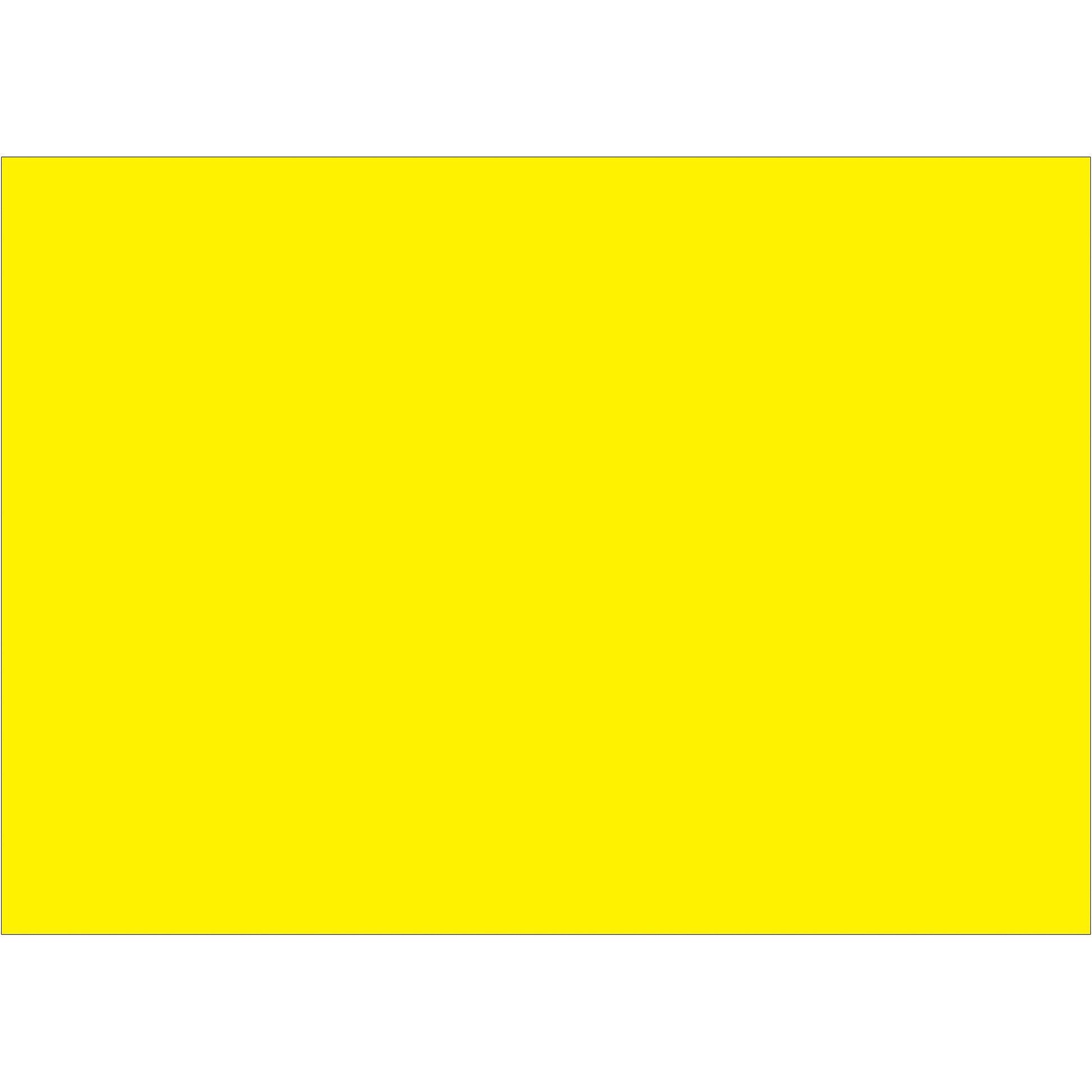 5 x 7" Fluorescent Yellow Inventory Rectangle Labels - DL639L