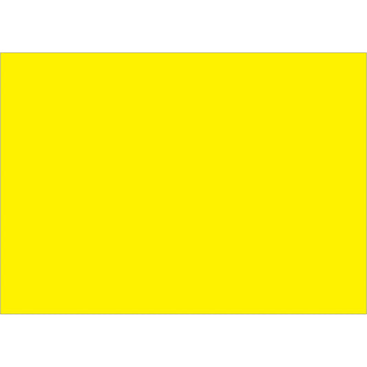 5 x 7" Fluorescent Yellow Inventory Rectangle Labels - DL639L