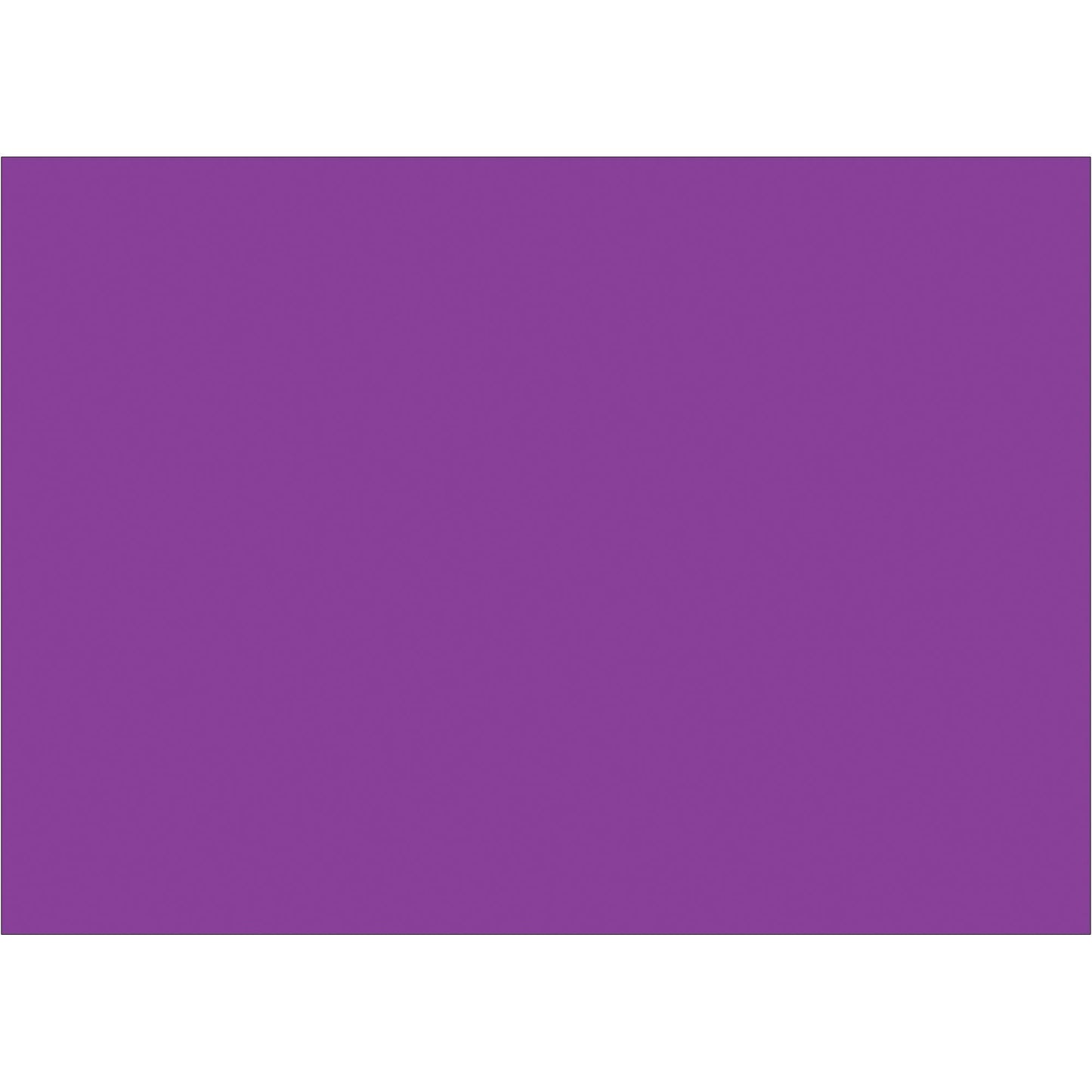 5 x 7" Purple Inventory Rectangle Labels - DL639M