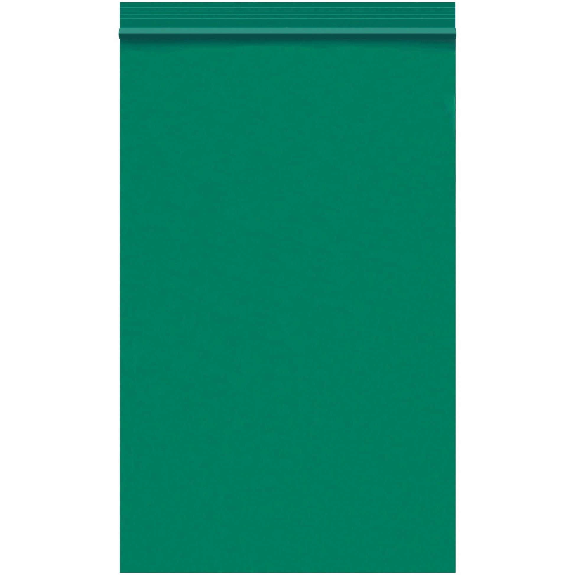 5 x 8" - 2 Mil Green Reclosable Poly Bags - PB3585G