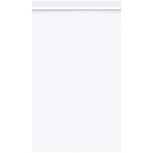 5 x 8" - 2 Mil White Reclosable Poly Bags - PB3585W