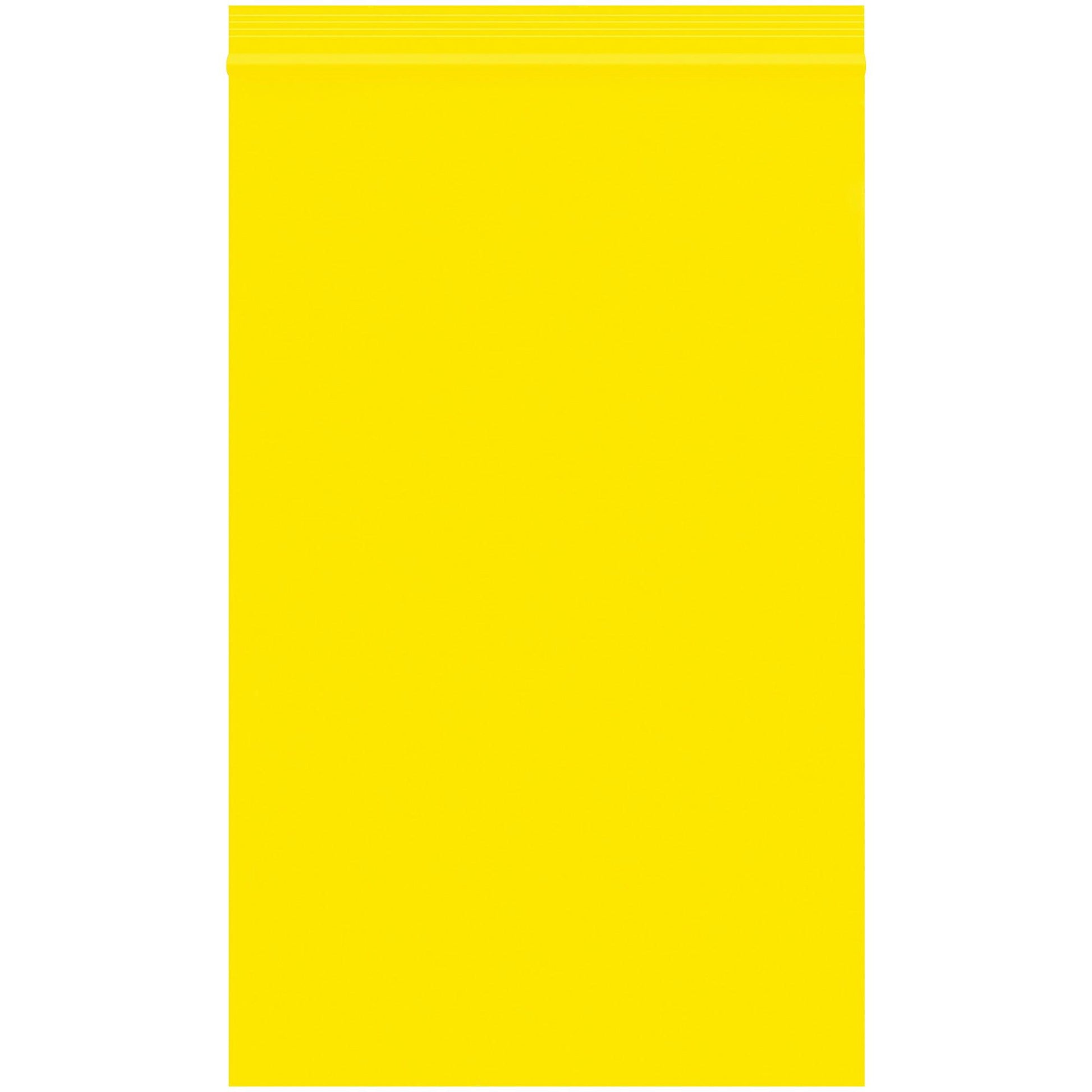 5 x 8" - 2 Mil Yellow Reclosable Poly Bags - PB3585Y