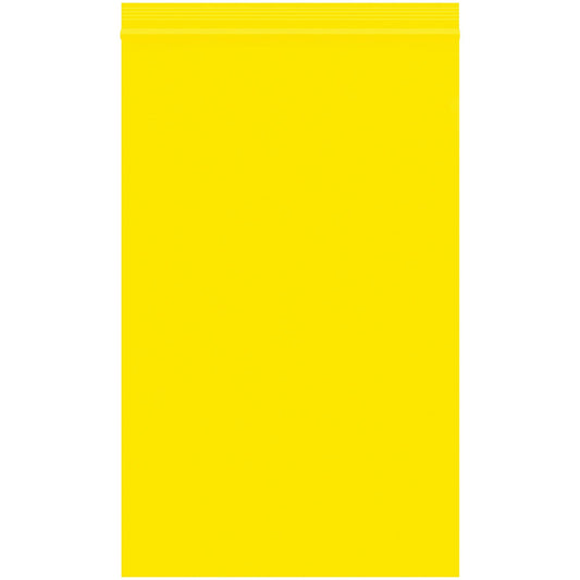 5 x 8" - 2 Mil Yellow Reclosable Poly Bags - PB3585Y