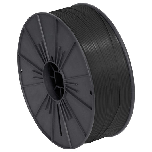 5/32" x 7000' Black Plastic Twist Tie Spool - PLTS532K