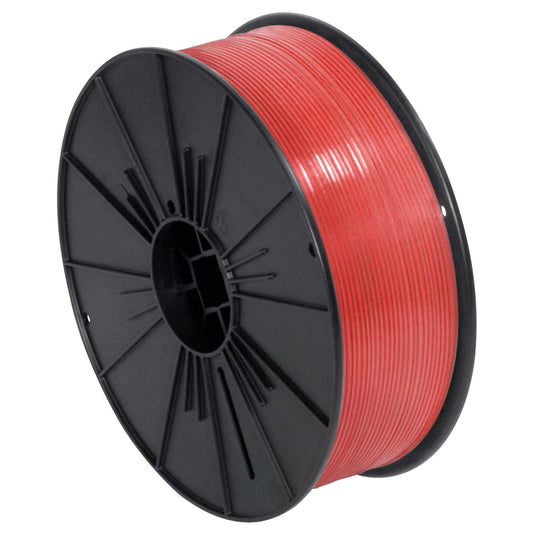 5/32" x 7000' Red Plastic Twist Tie Spool - PLTS532R