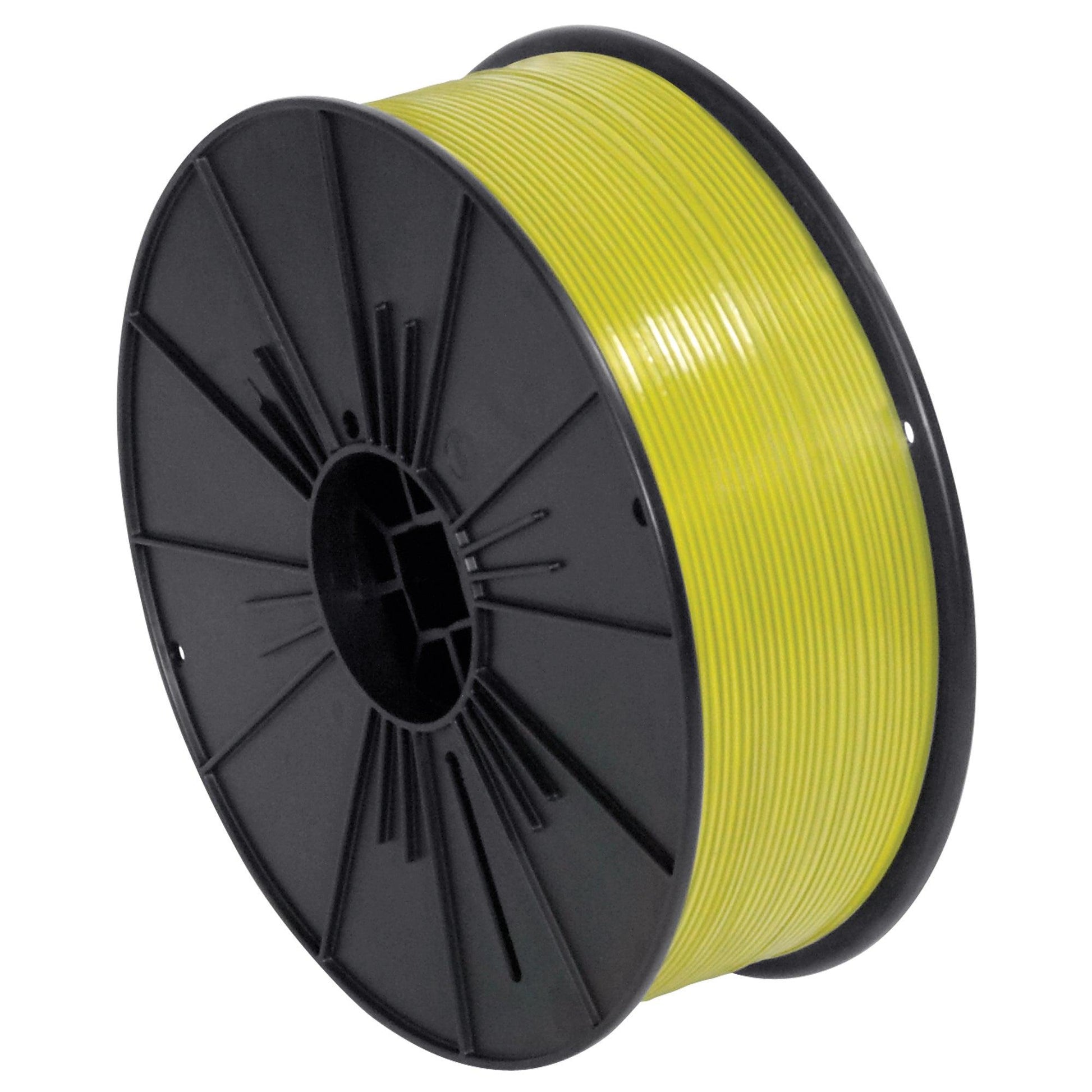 5/32" x 7000' Yellow Plastic Twist Tie Spool - PLTS532Y