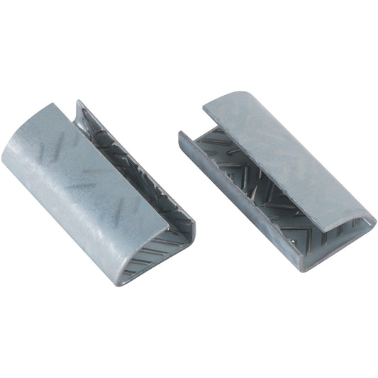 5/8" Serrated Open/Snap On Polyester Strapping Seals - PSS58OPEN