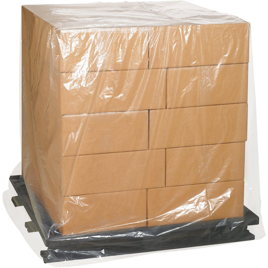 58 x 48 x 90" - 2 Mil Clear Pallet Covers - PC524