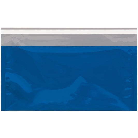 6 1/4 x 10 1/4" Blue Metallic Glamour Mailers - GFM0610B