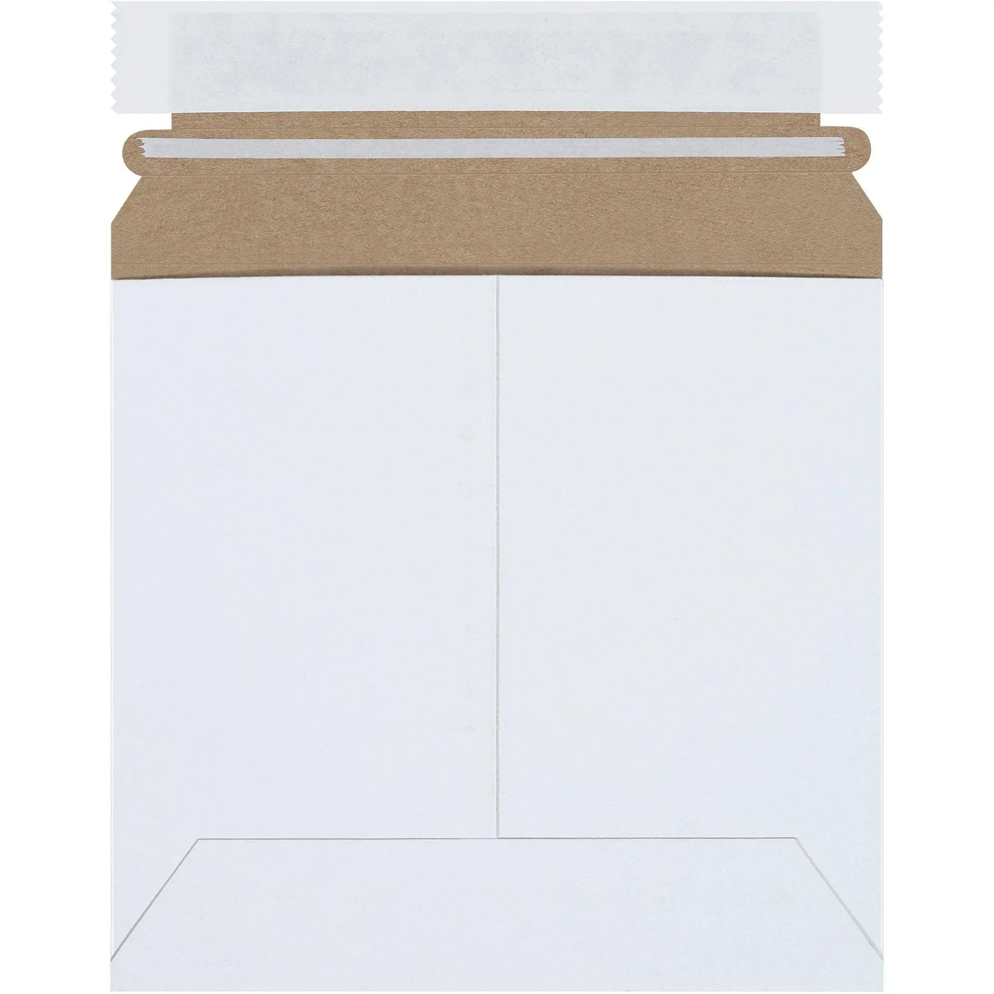 6 3/8 x 6" White Self-Seal Stayflats Plus® Mailers - RM6SS Box Packaging Partner
