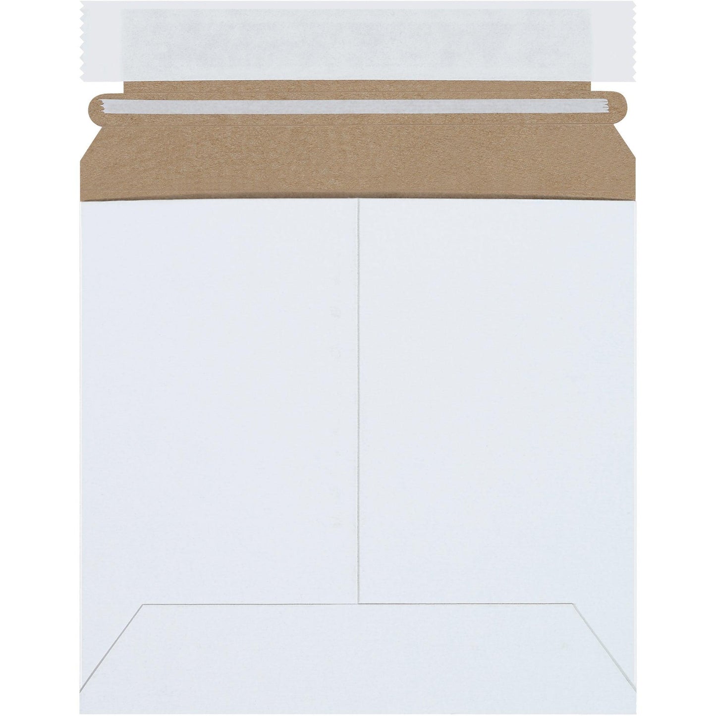 6 3/8 x 6" White Self-Seal Stayflats Plus® Mailers - RM6SS