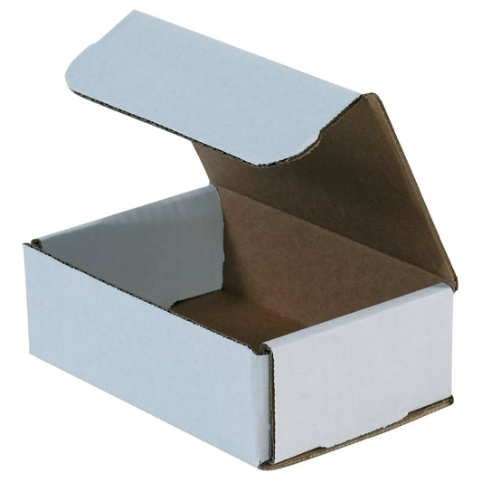 6 x 4 x 2" White Corrugated Mailers - M642 Box Packaging Partner