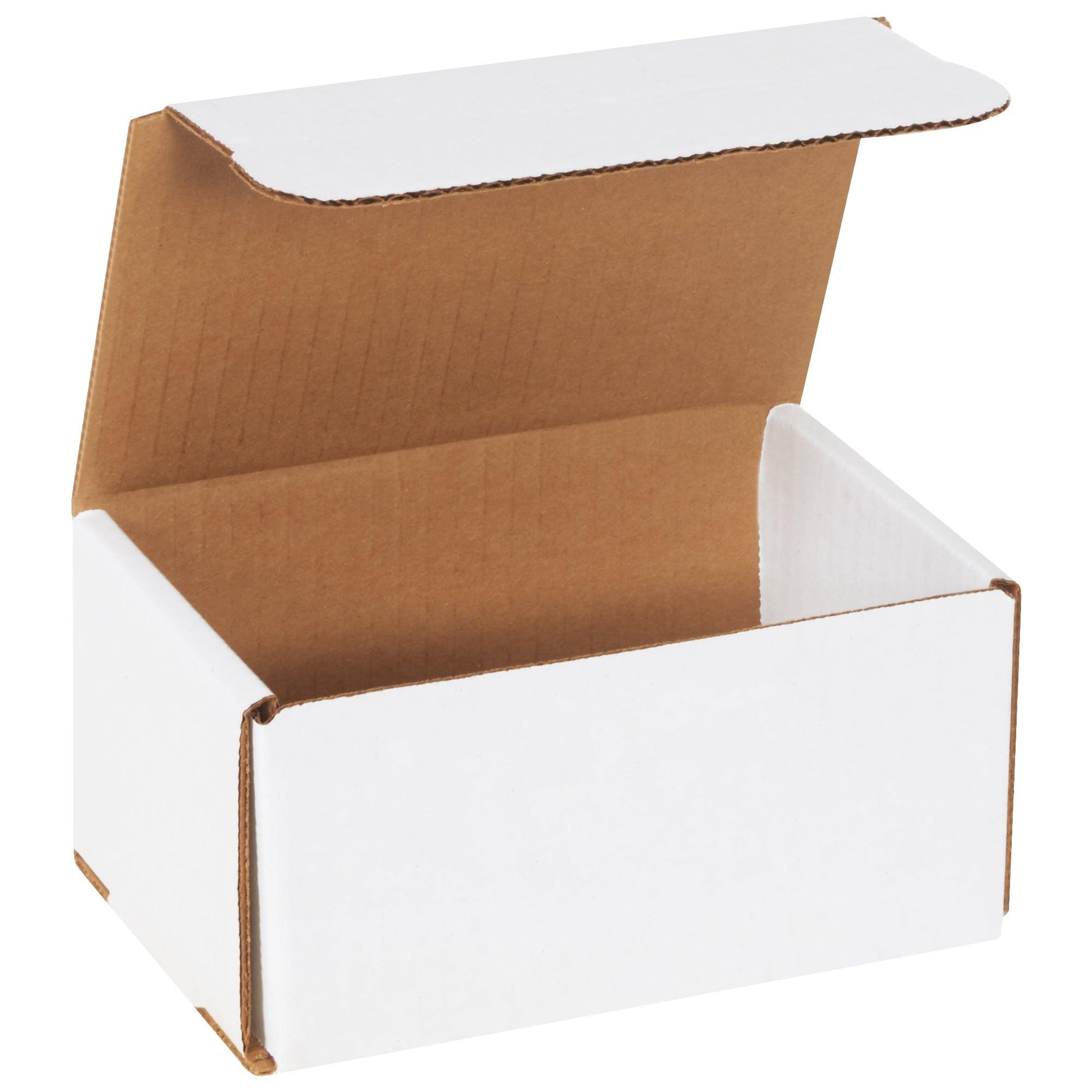 6 x 4 x 3" White Corrugated Mailers - M643