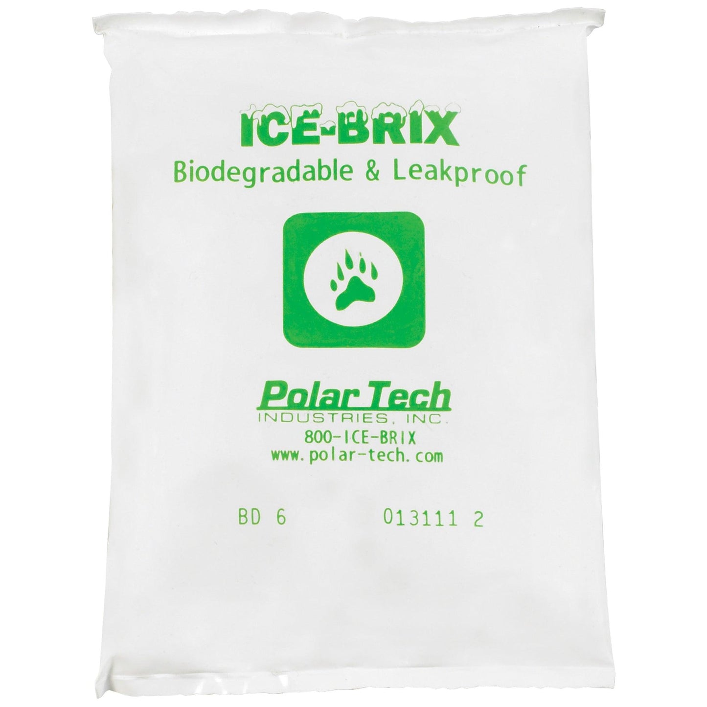 6 x 4 x 3/4" - 6 oz. Ice-Brix® Biodegradable Packs - IBB6