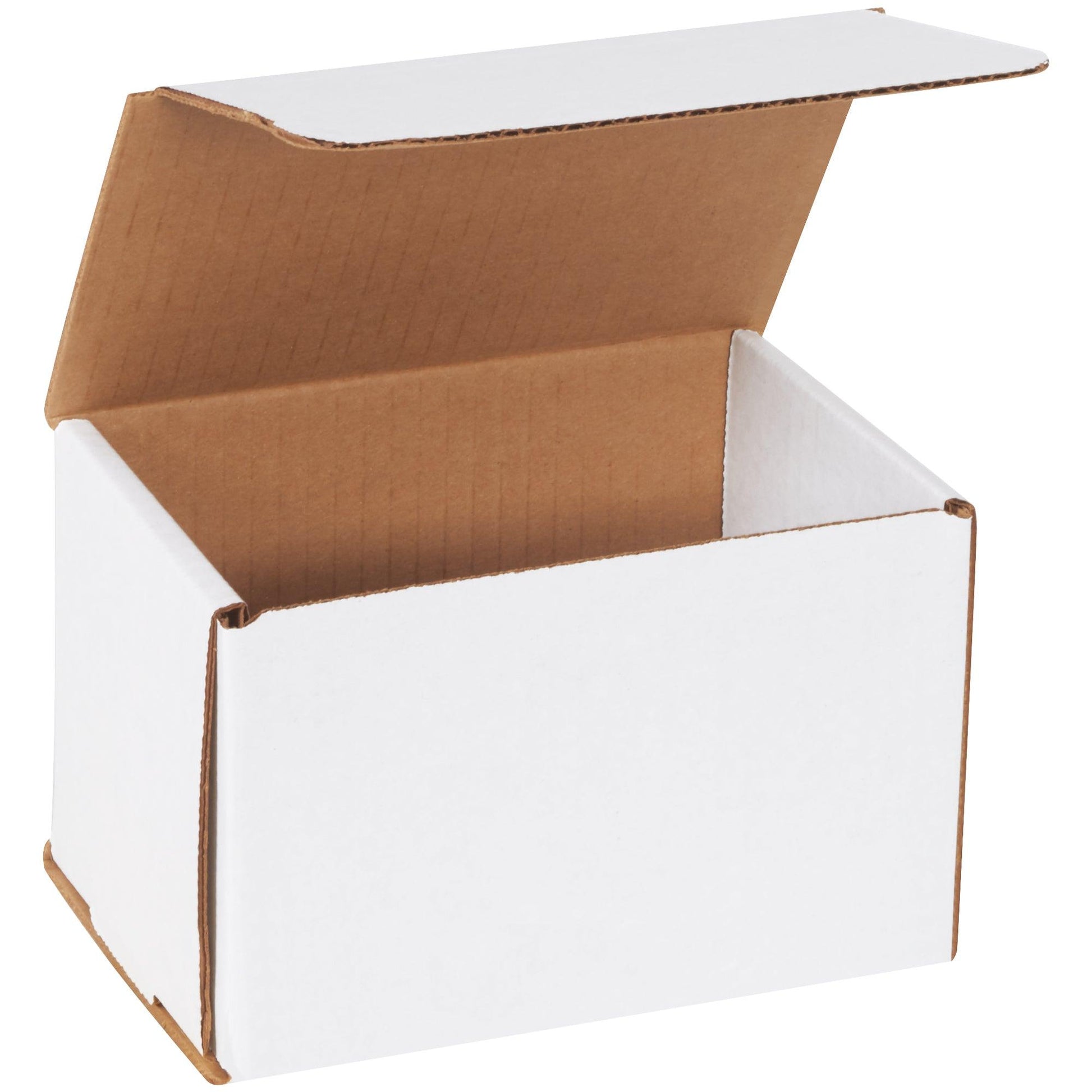 6 x 4 x 4" White Corrugated Mailers - M644