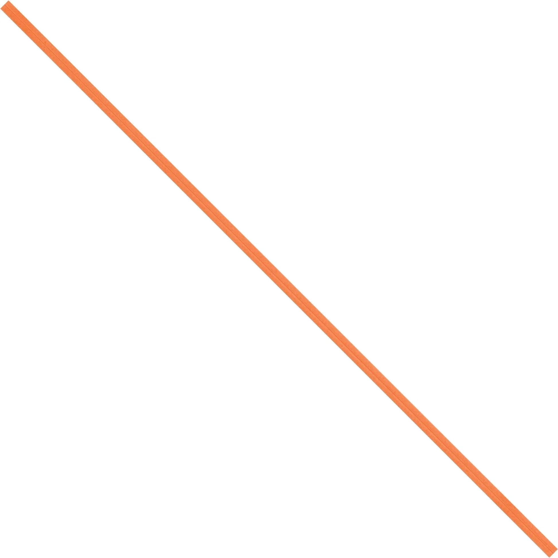 6 x 5/32" Orange Paper Twist Ties - PBT6O Box Packaging Partner