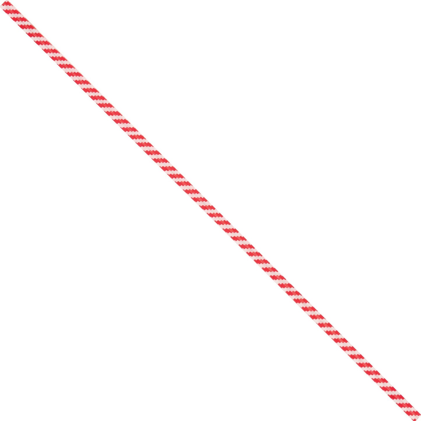 6 x 5/32" Red Candy Stripe Paper Twist Ties - PBT6CS