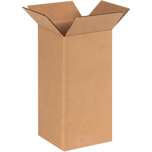 6 x 6 x 12" Tall Corrugated Boxes - 6612