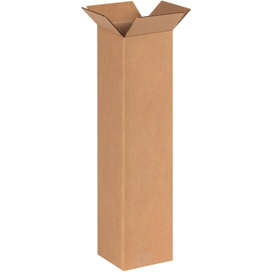 6 x 6 x 24" Tall Corrugated Boxes - 6624 Box Packaging Partner
