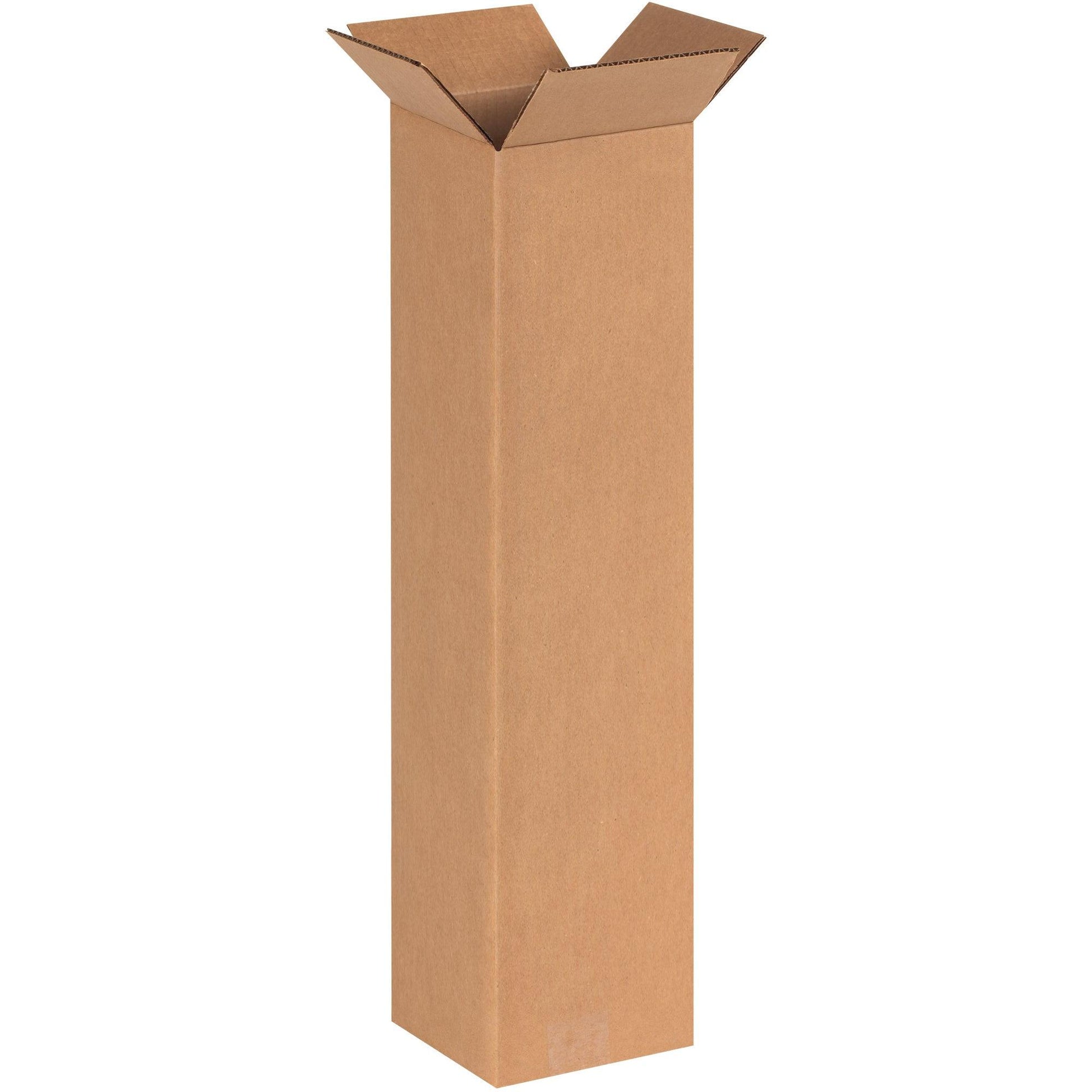 6 x 6 x 24" Tall Corrugated Boxes - 6624