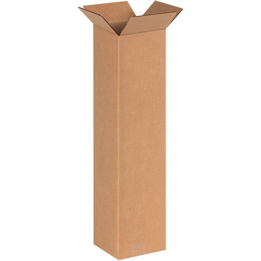 6 x 6 x 24" Tall Corrugated Boxes - 6624