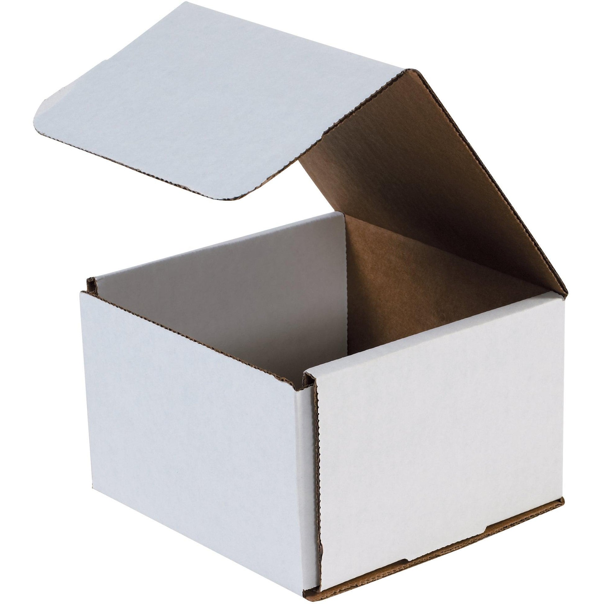 6 x 6 x 4" White Corrugated Mailers - M664