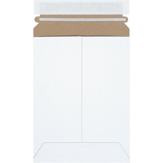 6 x 8" White (25 Pack) Self-Seal Stayflats Plus® Mailers - RM1SS25PK