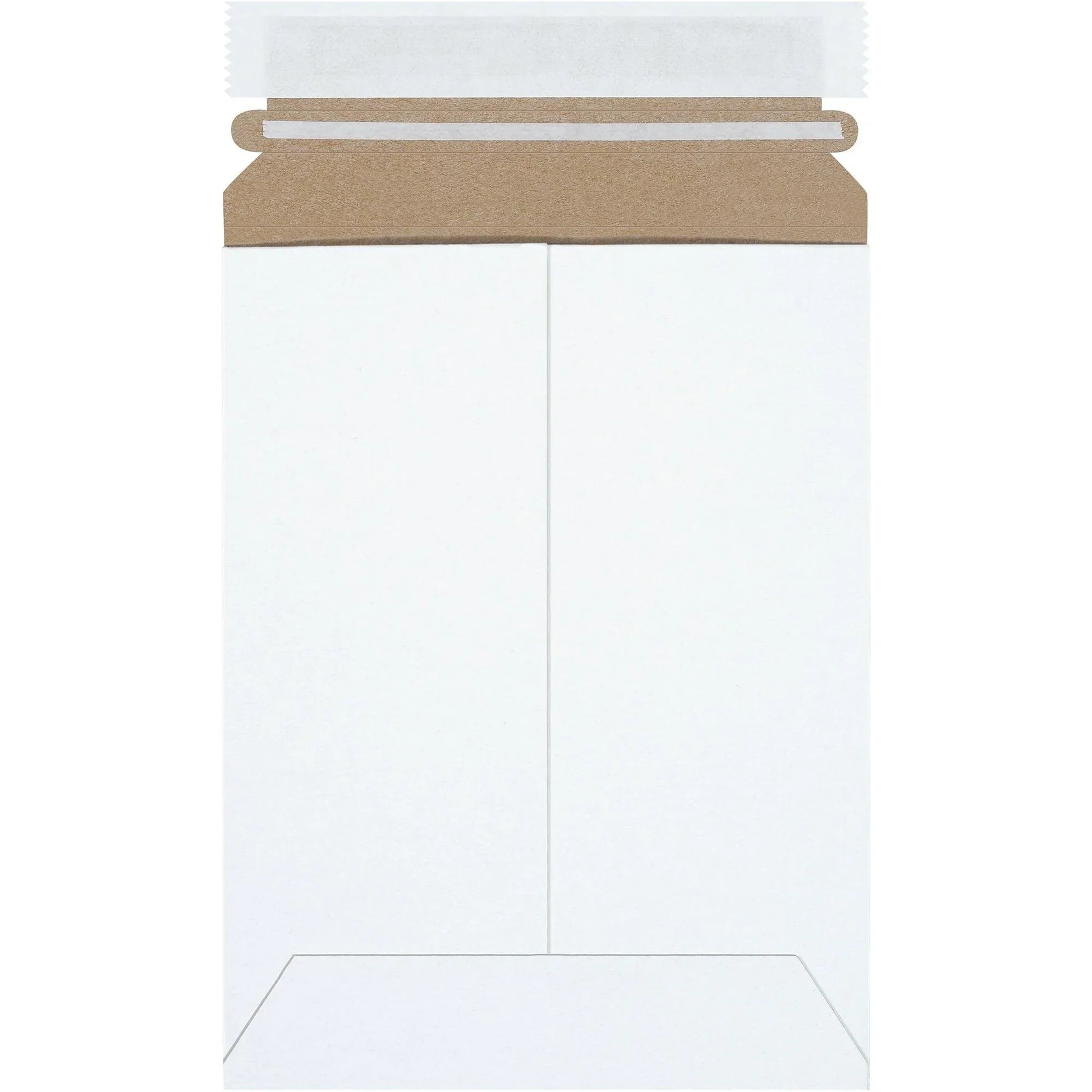 6 x 8" White Self-Seal Stayflats Plus® Mailers - RM1SS Box Packaging Partner