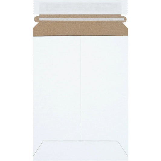 6 x 8" White Self-Seal Stayflats Plus® Mailers - RM1SS Box Packaging Partner