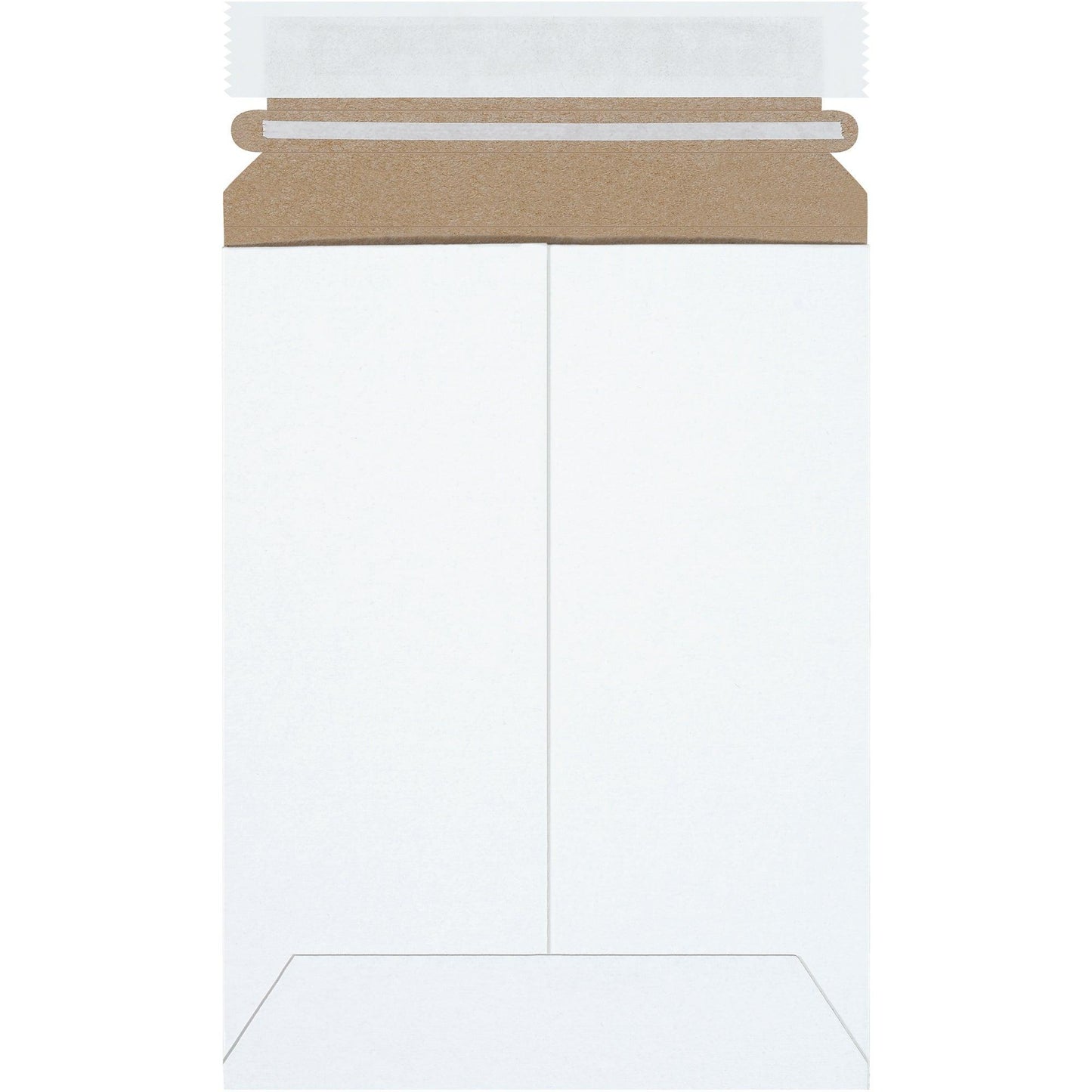 6 x 8" White Self-Seal Stayflats Plus® Mailers - RM1SS