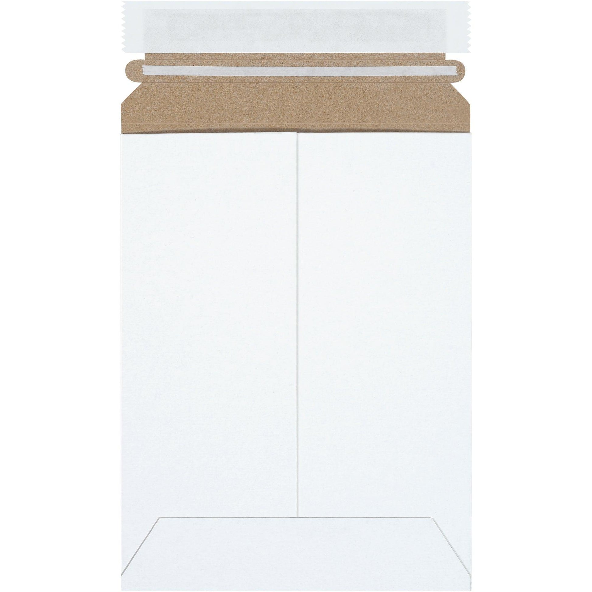 6 x 8" White Self-Seal Stayflats Plus® Mailers - RM1SS