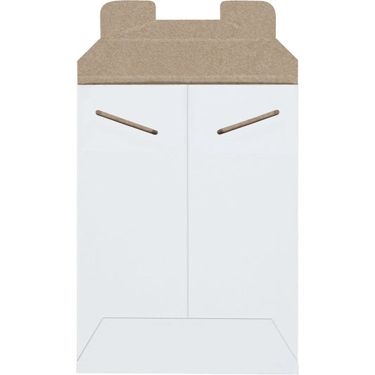 6 x 8" White Stayflats® Mailers - RM1W Box Packaging Partner