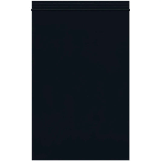 6 x 9" - 2 Mil Black Reclosable Poly Bags - PB3615BK Box Packaging Partner