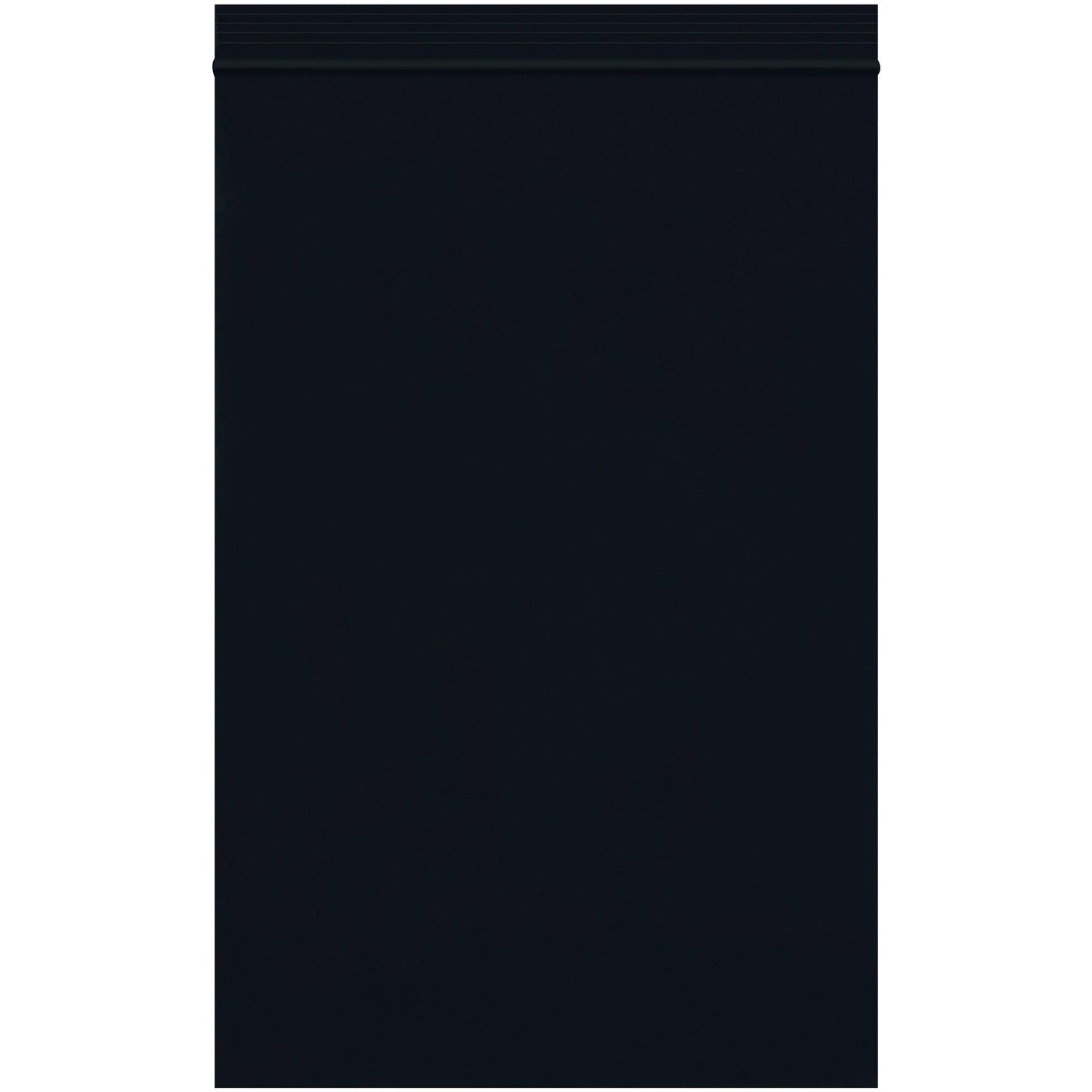 6 x 9" - 2 Mil Black Reclosable Poly Bags - PB3615BK