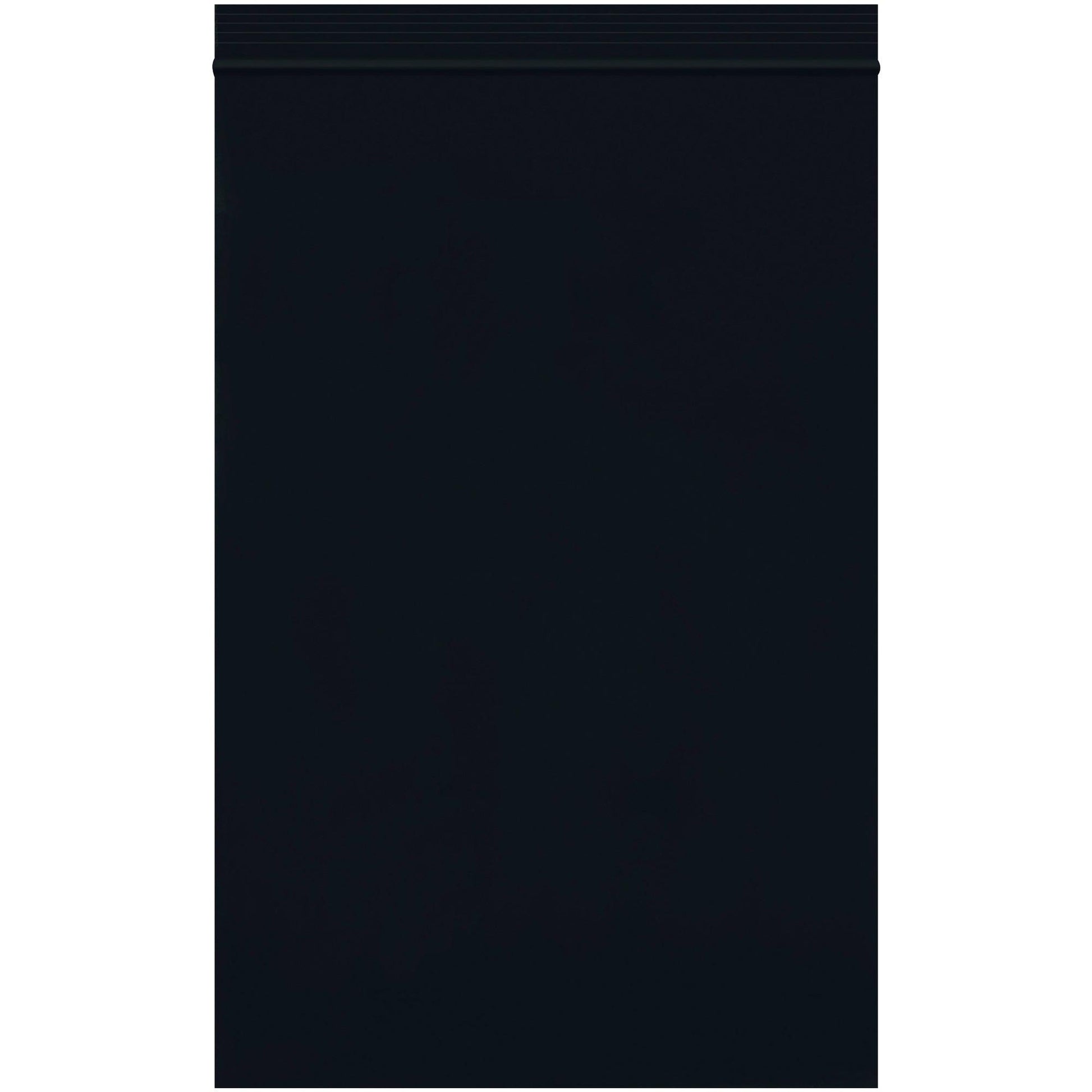 6 x 9" - 2 Mil Black Reclosable Poly Bags - PB3615BK