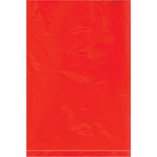 6 x 9" - 2 Mil Red Flat Poly Bags - PB440R Box Packaging Partner