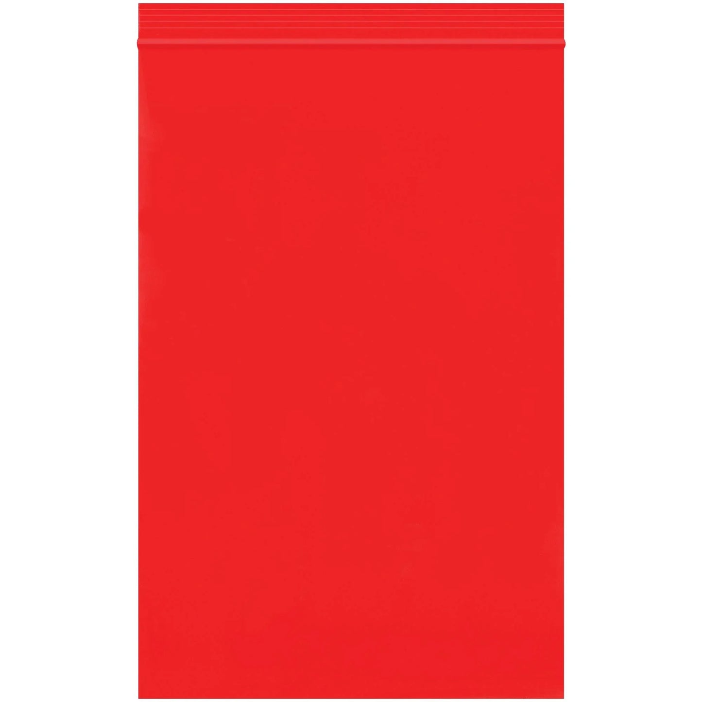 6 x 9" - 2 Mil Red Reclosable Poly Bags - PB3615R Box Packaging Partner