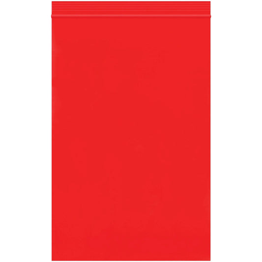 6 x 9" - 2 Mil Red Reclosable Poly Bags - PB3615R Box Packaging Partner