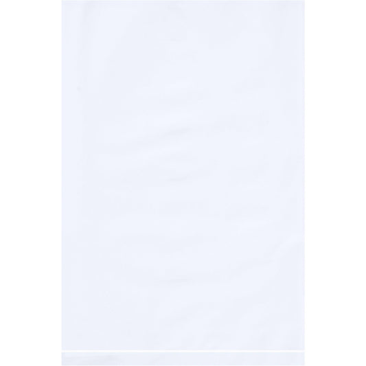 6 x 9" - 2 Mil White Flat Poly Bags - PB440W