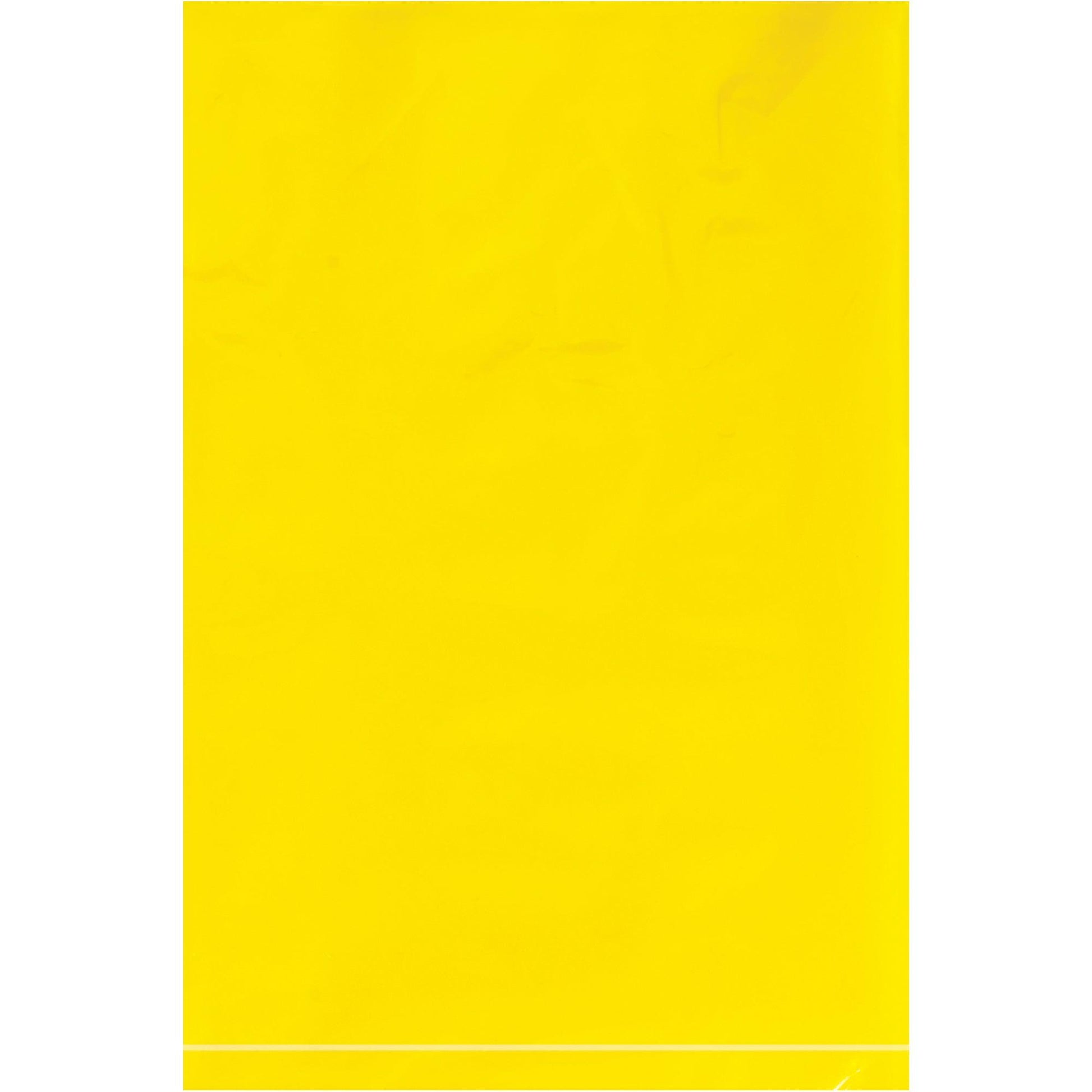 6 x 9" - 2 Mil Yellow Flat Poly Bags - PB440Y