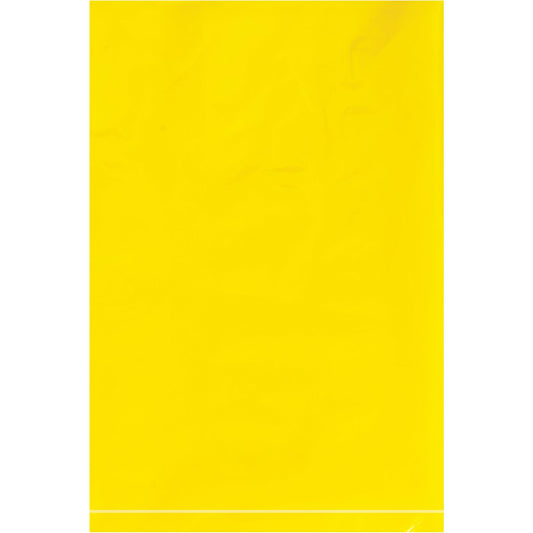 6 x 9" - 2 Mil Yellow Flat Poly Bags - PB440Y