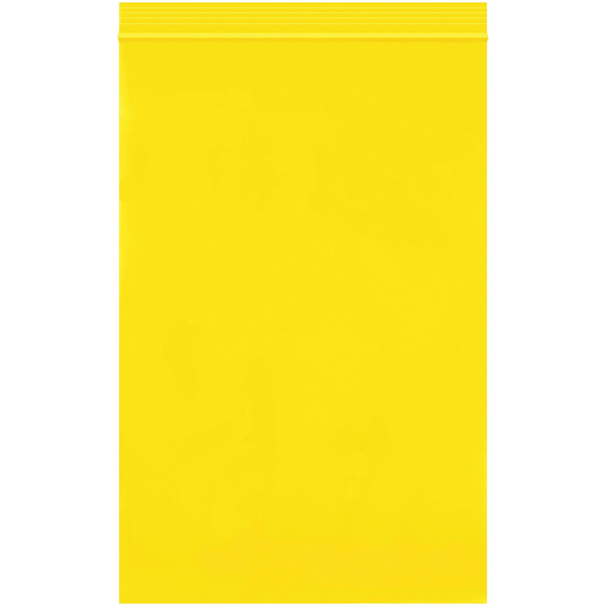 6 x 9" - 2 Mil Yellow Reclosable Poly Bags - PB3615Y