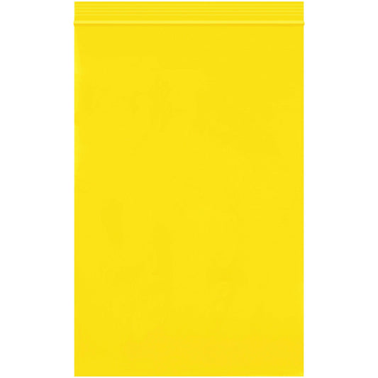 6 x 9" - 2 Mil Yellow Reclosable Poly Bags - PB3615Y