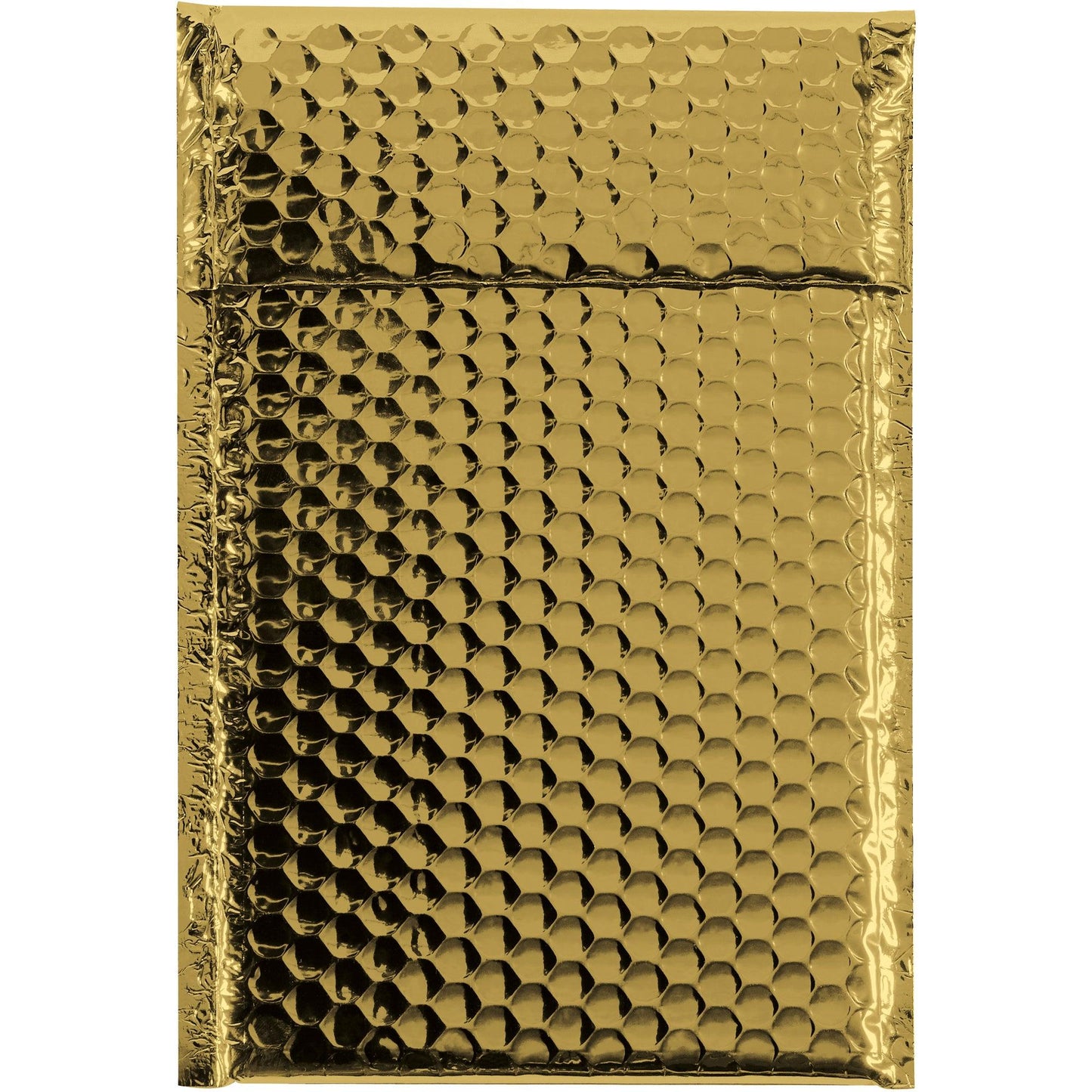 7 1/2 x 11" Gold Glamour Bubble Mailers - GBM0711GD