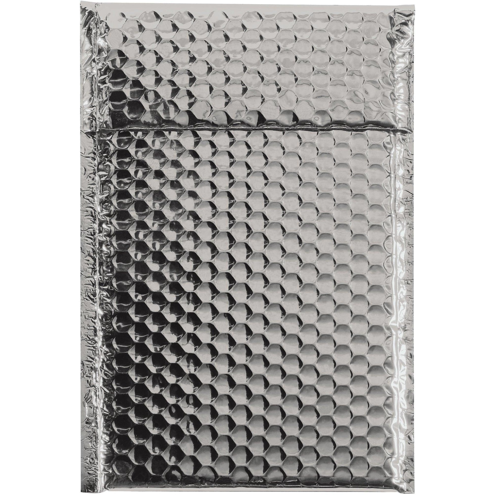 7 1/2 x 11" Silver Glamour Bubble Mailers - GBM0711S