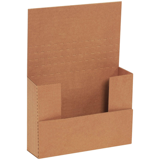 7 1/2 x 5 1/2 x 2" Kraft Easy-Fold Mailers - M752BFK